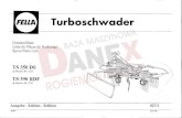 FELLM Turboschwader (D)/ET/TS...FELLM Turboschwader Ersatzteilliste Liste de Pieces de Rechange Spare Parts List TS 350 DS ab Masch.-Nr. 0101 TS 390 RDF ab Masch.-Nr. 0101 Ausgabe