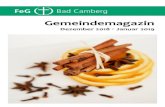 Gemeindemagazin - FeG Bad Cambergfeg-bad-camberg.de/wp-content/uploads/2018_12_01...Redaktionsschluss des Gemeindemagazins für die Ausgabe Februar / März 2019: 12. Januar 2019 Beiträge