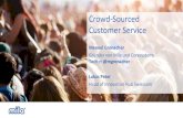 Crowd-Sourced Customer Service - Swisscom · dem Kundenservice, da er zu lange braucht, um Probleme zu lösen. So oft kontaktieren Kunden den Kundenservice im Durchschnitt. Milliarden