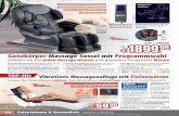 Shiatsu-Massage, Kneten u.v.m. Luftdruck-MassageShiatsu-Massage, Kneten u.v.m. Speicher für individuelle Programme Programme für Ganzkörper-Massage Körperscan-Funktion GMS-150