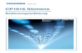 CP1616 Siemens - Motoman · PDF file Revision: 03 Dokumentnummer: E1102000199DE03 Autor: WAC Revisionsänderungen: Revision 01: Überarbeitete Version des Originaldokuments HW1481983