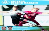 KICKERS JUGEND MAGAZIN Saison 2016/2017 beim SV Stuttgarter Kickers im Sport- und Erholungs-gebiet Waldau
