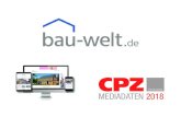 Print & Online MEDIADATEN 2018 - bau-welt.de · Preisliste Nr. 10 – Gültig ab 01.01.2018 10 Im Verlag: City-Post Zeitschriftenverlags GmbH Landsberger Straße 146 (Rgb.) 80339