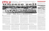 DKP-Flugblatt zum Antikriegstag EZB – die Euro-Retterin? · PDF file die „dicke Bertha“ ausgegraben hat-te. Eine Billion Euro waren an die Banken geflossen, „die Märkte“,