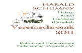 Heimat Kultur Tourismus Wirtschaft Vereinschronik 2011 8_ 2011 web50.pdf · 19.12.2011 Vorstellung Falkensteiner Heimatheft 4 im Rathaus-Sitzungssaal: Pressetermin mit Autoren, Helfern,