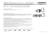 Einbau-Thermostate Typenreihe EM - Conrad Electronic EM-40/U EM-50/U Mikroschalter mit Umschaltkontakt