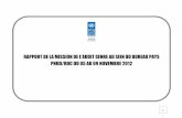 RAPPORT DE LA MISSION DE L’AUDIT GENRE AU SEIN DU … · 2020. 5. 2. · La Mission de lAudit Genre du Bureau Pays du PNUD –RDC, organisée du 05 au 09 novembre 2012, a été