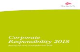 Corporate Responsibility 2018 - Swiss Life-Gruppe · Die jährliche Berichterstattung zum Thema Corporate Responsibility im Geschäftsbericht soll Transparenz schaffen und die Kommunikation