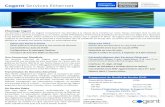 Cogent Services Ethernet · 1-877-875-4432  sales@cogentco.com Engagement de Qualité de Service (SLA) Disponibilité Réseau 100% Garan e de Mise en Service