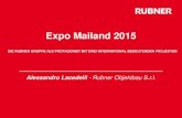 Expo Mailand 2015 - Rubner Gruppe 2018. 6. 21.¢  EXPO MAILAND 2015 Dazu geh£¶ren: ¢â‚¬¢ Haiti ¢â‚¬¢ Bolivien