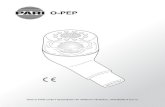 O-PEP · - 8 - 2.2 Materialinformation 2.3 Zweckbestimmung Das PARI O-PEP (Oscillating Positive Expiratory Pressure) ist ein Atemtherapiegerät zur vorübergehenden Anwendung zur