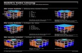 Rubik’s Cube Lösung 1 - RandelshoferRubik’s Cube Lösung 1 Die erste Schicht| Bildung eines Kanten-Kreuzes 1. F2 2. F MD F' 3. F' 4. MD' F 5. F 6. MD F' 7. F MD' F 1. F D F' 2.