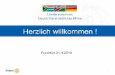 Herzlich willkommen · 2018. 4. 28. · Version 2.1 vom 31.03.2014 ... Südafrika Khomani San-Living in Peace RC Nienburg - Neustadt D 1800 + 49 RC D 9350 Helderberg Sunrise, GG 1413980
