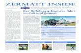 Riffelberg-Express fährt im Juli und Augustinside.zermatt.ch/pdf/ZermattInside-2017-3.pdfJuli 2017 feiert das emotionale und packende Zermatter Theaterstück nämlich Premiere. Nicht