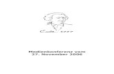 Medienkonferenz vom 27. November 2006 - Euler 2007 · lehrten Leonhard Euler (1707 – 1783). Das Jubiläumsjahr bietet Gelegenheit für anregende und spielerische Begegnungen mit