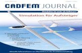 Ausgabe 1 l 2019 JOURNAL CADFEM ANSYS Simulation Conference CADFEM PORTFOLIO 06 ANSYS 2019 ... verbindet. Damit werden in vielen Fällen deut-lich reduzierte Modellgrößen erzielt