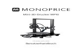Mini-3D-Drucker MP10 - Conrad Electronic · 7 MONTAGE Alle Instruktionen gehen davon aus, dass sie während des Zusammenbaus auf die Vorderseite des Druckers schauen. 1. Verwenden