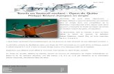 Tennis en fauteuil roulant - Open de Quito · Philippe Bédard champion en simple Montréal, 26 avril 2015 (Sportcom) – Philippe Bédard a savouré dimanche son premier titre en