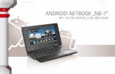 DEU Android-netbook „nb-7“ - Weltbild.de€¦ · DEU PX-8690-675 Android-netbook „nb-7“ mit 17,8-cm-displAy, 2 Gb und WlAn Bedienungsanleitung