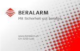 Mit Sicherheit gut beraten - Beralarm GmbH€¦ · CH-3250 Lyss Mit Sicherheit gut beraten Interne Alarmierung mit ATAS an MiVoice Office 400 4 •Alarmanzeige auf DECT- und festen