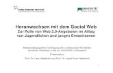 Heranwachsen mit dem Social Web - medienanstalt-nrw.de ... Heranwachsen mit dem Social Web Zur Rolle