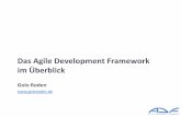 Das Agile Development Framework im Überblick im Uber… · > .NET, Codequalität und agile Methoden > MVP für C# in den Jahren 2010 und 2011 > Agile Development Framework (ADF)