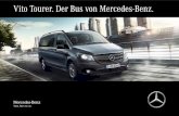 Vito Tourer. Der Bus von Mercedes-Benz....Inhalt Inhalt. Der Vito Tourer 2 Flexibilität 6 Zuverlässigkeit und Wirtschaftlichkeit 8 Sicherheit 10 Fahrwerk und Antriebskonzepte 14