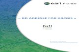« BD ADRESSE FOR ARCGIS - Esri France · 2016. 10. 12. · 08/09/2016 Spécifications BD Adresse for ArcGIS – v6.10 5 Fig. 1.2: Version du produit: BD Adresse for ArcGIS Standard