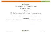 Mahara Tutorial Deutsch Bildungseinrichtungen · 2016. 4. 18. · Einführung in die E-Portfolio Software Mahara 2009 4.1.1. Kontaktkontrolle Mit dieser Option bestimmen Sie, wie