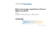 Demografischer Wandel im Alb-Donau-Kreis · 2018. 9. 26. · 6 Demographischer Wandel im Alb-Donau-Kreis Q Die Zahl der Personen im erwerbs-fähigen Alter (20 bis unter 60 Jahre)