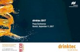Press Conference Munich, September 11, 2017fs-media.nmm.de/ftp/DRI/files/pdf/presse/auftakt/Investment Climate... · the Beverage and Liquid Food Industry > 150,000 m² in 15 exhibition