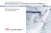 Ausgabe Mai 2004 CARBONIT Premium Trinkwasserfilter · v.l.n.r.: Jan Westerbarkey, Coralie Westerbarkey, Dr. Peter Westerbarkey. 3. 04 Mikrobiologische Analysen zur Qualitätsbeurteilung