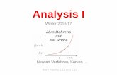 prezi - uni-hamburg.de · 2017. 1. 31. · Analysis Winter 2016/17 Jörn Behrens mit Kai Rothe Newton-Verfahren, Kurven Buch Kapitel 2.11 und 2.12