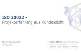 ISO 20022 Projekterfahrung aus ... - Bosshard & Partner · ISO 20022 schreibt einzig das Format für den Austausch von Informationen vor. Jedes Land kann eigene Business Rules und