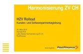 Harmonisierung ZV CH - Bosshard & Partner · Die Harmonisierung Zahlungsverkehr Schweiz ist ein gemeinschaftliches Vorhaben des Finanzplatzes Ziel ist es die über Jahrzehnte gewachsene