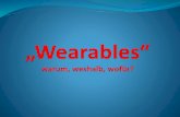 Smartwatches Fitnesstracker Fitnessarmbänder Sportuhrenalte-wache.org/media/files/Wearables-01.pdf · 2020. 9. 1. · Smartwatches Apple Watch Samsung Gear Huawei Watch (Montblanc,
