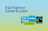 FairFührer Leverkusen · 2018. 12. 12. · oder -Zuker abzu-nehmen. GEPA ist ein Fairhan-delshaus und handelt ausshließlich fair. Das fair+Logo geht über Fairtrade-Standards hinaus.