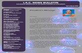 I.A. . NEWS ULLETINcytoindia.com/IAC_ Newsletters/Newsletter/2017 Vol 1.pdf · cytopathologists to take a more active role in disease management, disease treatment. hanges in the