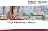 Webinar Thiagis Interaktive Methoden · 2020. 6. 19. · Ablauf In zwei 2,5-stündigen Modulen werden zahlreiche interaktive Methoden für unterschiedliche Formate vorgestellt und