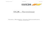SQL Befehle 30 - gdi.de · SQL arbeitet im Gegensatz hierzu mengenorientiert. Man gibt an, welche Bedingung erfüllt sein muss, der Rest erledigt das System und man erhält die Ergebnismenge.