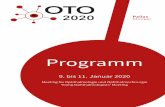 Programm · 2020. 1. 2. · Seite 2 Herzlich willkommen zur 26. OTO! Wir freuen uns, Ihnen das Programm und die Highlights der Ophthalmologi-schen Tagung der Pallas Kliniken vorzustellen.