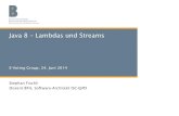 Java 8 – Lambdas und Streams · Berner Fachhochschule | Haute école spécialisée tbernoise | Bern University of Applied Sciences Java 8 – Lambdas und Streams . E-Voting Group,