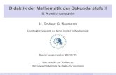 Didaktik der Mathematik der Sekundarstufe II - 6 ...didaktik.mathematik.hu-berlin.de/files/ableitungsregeln1.pdf · I Kombination mit Produktregel I Funktionen mit mehr als einer