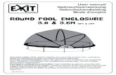 round POOL ENCLOSURE 3.0 & 3 - HORNBACH€¦ · 3.0 & 3.6m 10FT & 12ft Important safety rules: Before installing and using this product read, understand, follow all instructions carefully