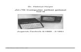 JU+TE Computer selbst gebaut Teil III ... JU+TE Computerclub JU+TE 8/1989, Seiten 626-629 3 Schnelles EPROM-Programmieren In JU+TE 10/88, S. 786 ff. haben wir eine Schaltung vor-gestellt,