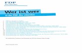 Willkommen - Politische Partei - 1 2 FDP-Liberale Bundesräte ......2020/02/05  · Freisinnig-Demokratischen Partei der Schweiz (FDP) zwischen 1914 und 2008 Felix Koch, Nationalrat