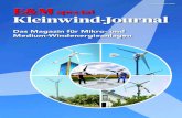 Das Magazin für Mikro- und Medium-Windenergieanlagenemvg.energie-und-management.de/filestore/newsimgorg/...hören, sie seien das Lieblingsobjekt im gesamten re - generativen Kraftwerkspark