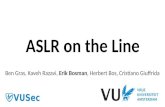 ASLR on the Line - NetCologne€¦ · L1 code / L1 data L2... L3 (Last Level Cache), shared between cores... memory access data virtual address physical address MMU TLB cache PT walk