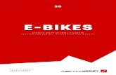 E-BIKES - MCG Parts · E-Bikes bieten eine unglaubliche Bandbreite verschiedenster Einsatzgebiete. Mit immer kleineren aber dennoch äußerst leistungs-starken Antrieben, hat sich