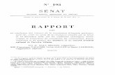 RAPPORT - Senat.fr · VI. — Le rechiffrage général de l'opération (1965-1966) 28 VIL — La mise en service de l'abattoir et la nouvelle évaluation du complexe de La Villette